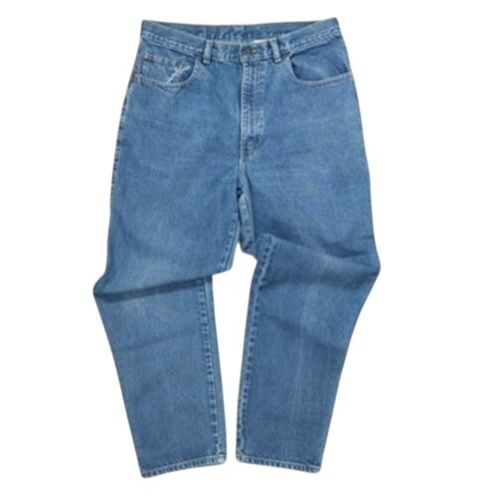 Vintage 90s Sasson Relaxed Fit Jeans Mens 34x30 Blue Medium Wash Straight Dad